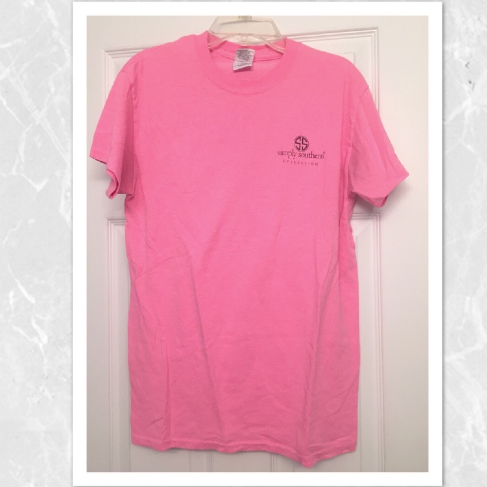 Bright pink Simply southern shirt!
